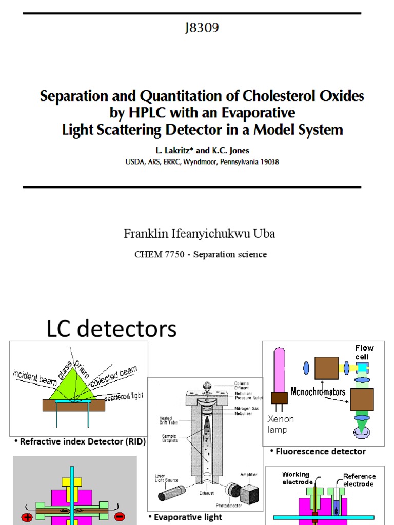 Evaporative Light Scattering Detector PDF High Performance Liquid