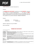 Carta De Descargo Ejemplo - Perodua j