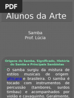 [Trabalho de Arte - Samba