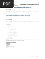 Plantilla de Plan de Negocios