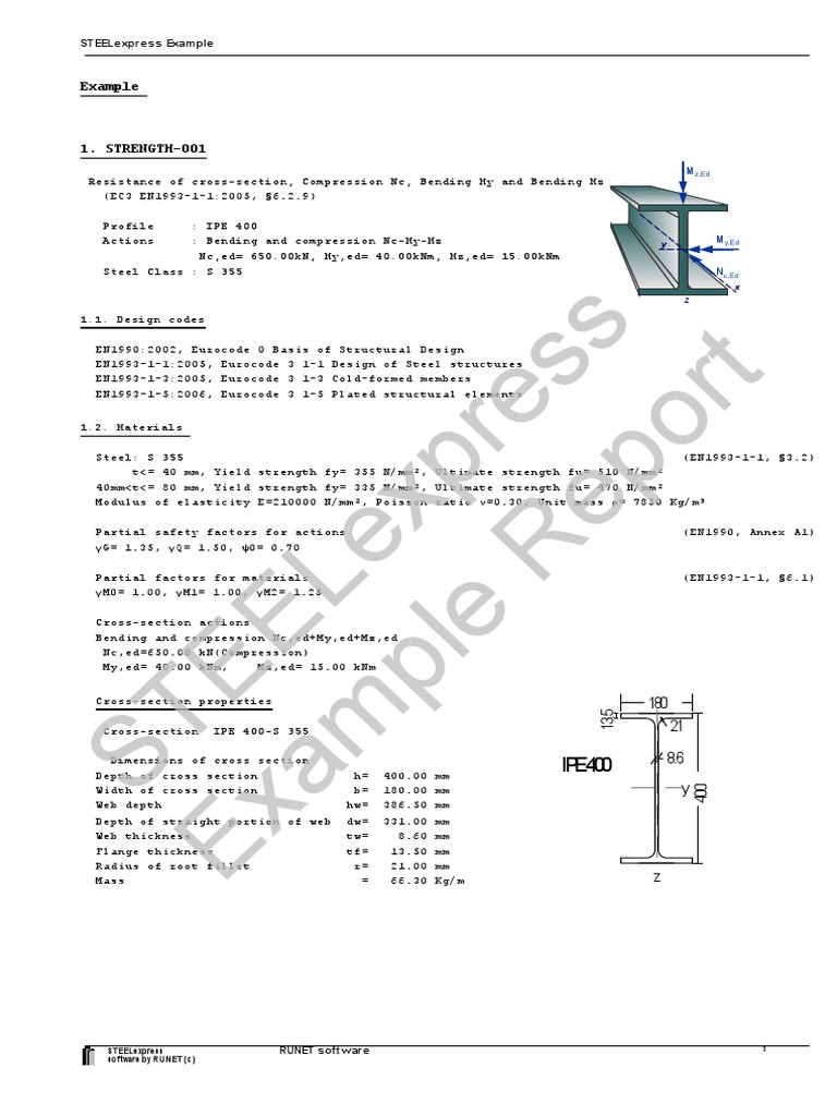 Steel Express Example Report | PDF | Teaching Methods & Materials ...