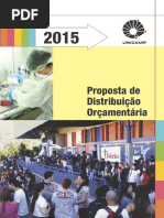 Proposta Distribuicao Orcamentaria 2015