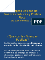 Conceptos Básicos de Finanzas Publicas y Política Fiscal