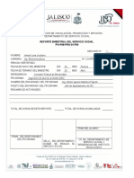 Pvi-p08-Pro-01-f04 Reporte de Avance Bimestral de Servicio Social