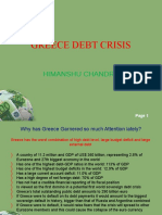 GREECE DEBT CRISIS Final Presentation 1