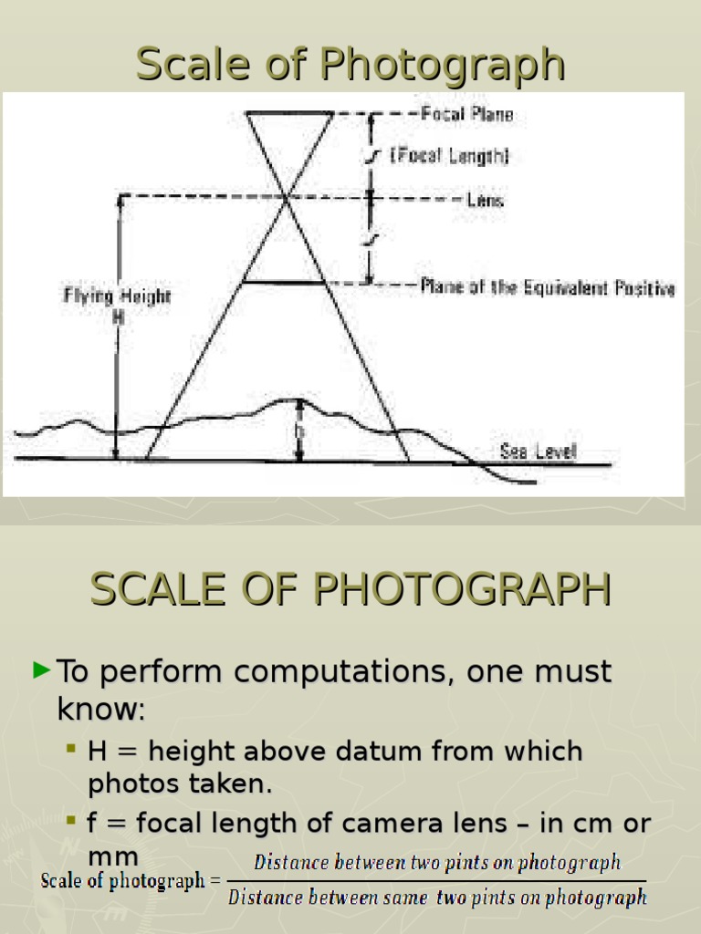 Understanding Scale in Vertical Photographs | PDF | Teaching Methods ...
