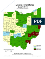 March Unemployment Map