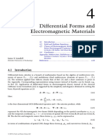4 Differential Forms and Electromagnetic Materials