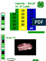 4-H Jeopardy - Retail Cuts of Lamb: Click Here For Directions