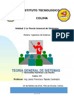 Ingenieria de Sistemas Unidad 1