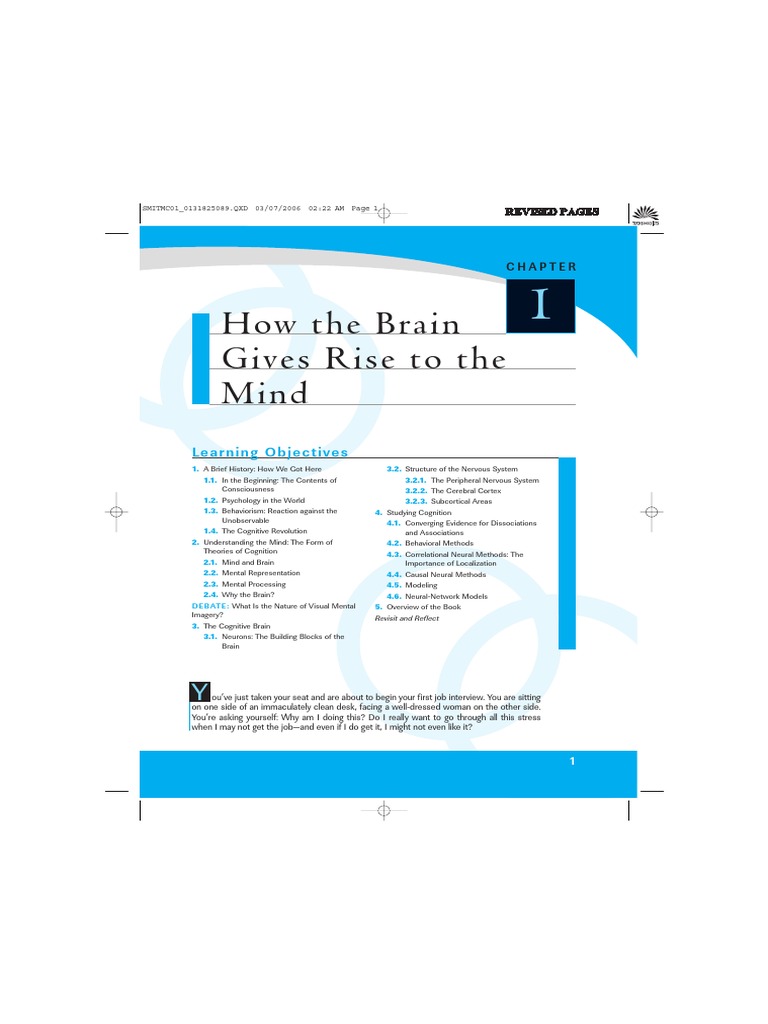 How The Brain Gives Rise To The Mind PDF | PDF | Behaviorism | Mental Image