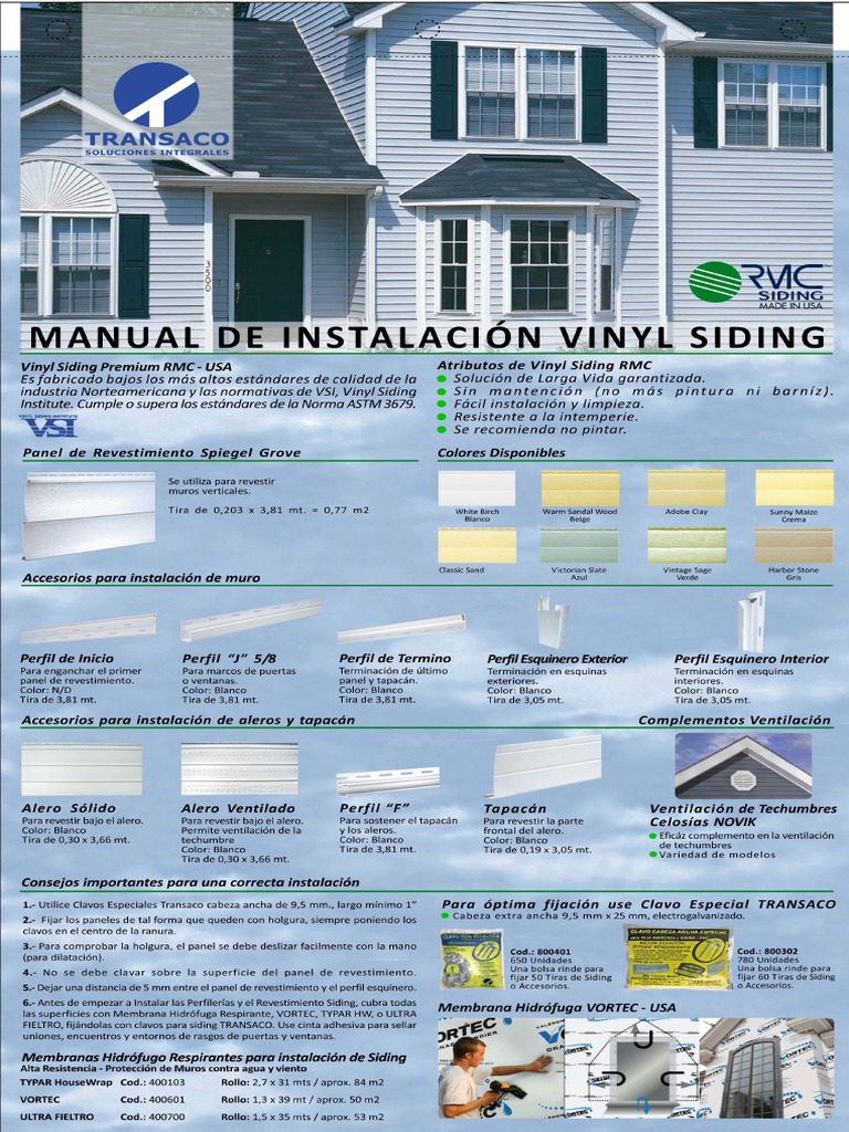 Guia de Instalacion Siding | PDF