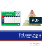 5X6 Social Media Revenue Matrix