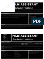 Film Assistant Amanda Hussain
