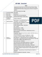 API 600 Overview - Steel Gate Valves - Flanged and Buttwelding Ends, Bolted Bonnets