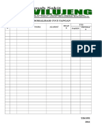 Form Sosialisasi Cuci Tangan