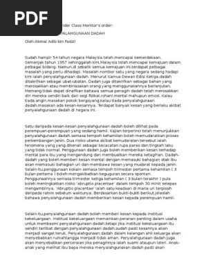 Karangan Kesan Dadah Pdf