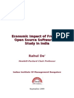 Economic Impact of Free and OpenSource Software RD_FOSSRep2009