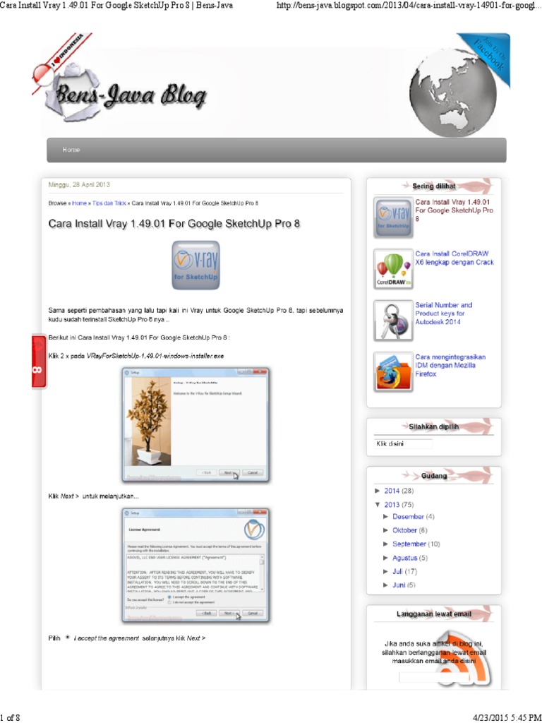 Sketchup 8 vray 1.49 01 crack torrent