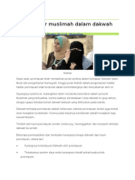 Peran Besar Muslimah Dalam Dakwah Islam