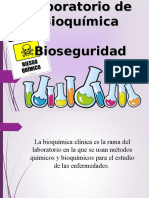 Bioseguridad en El Laboratorio de Bioquimica