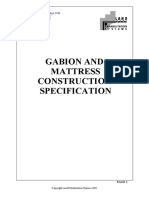 Gabion & Mattress Construction Specification