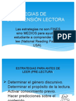 Estrategias de Comprensión Lectora