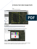 Cara Membuat Kontur Dari Google Earth