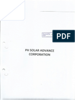 1 PH Solar Advance Corp Title Page