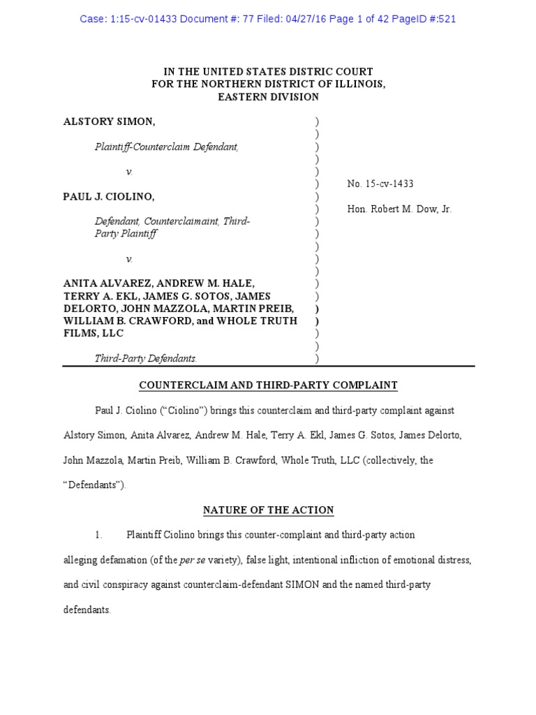 Private eye files 25M defamation suit in Porter case Public Law Virtue