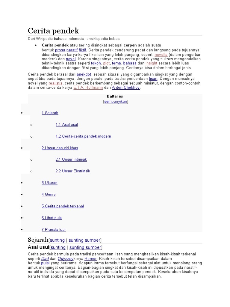 Contoh Cerpen Singkat Beserta Unsur Intrinsik Dan Ekstrinsiknya Rasmi Ru