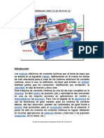 Arranque Directo de Motor de Corriente Continua DC