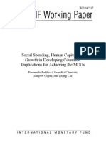 Social Spending Human Capital &amp Growth