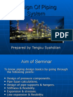 Design of Piping Systems by Tengku Syahdilan