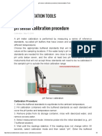PH Sensor Calibration Procedure
