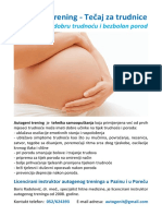 Autogeni Trening Istra - Tecaj Za Trudnice - Bezbolan Porod