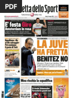 Gazette Dello Sport Du 5 Novembre 2002 Avec Chievo, Corini, Alinghi, Luna Rossa, Trapattoni