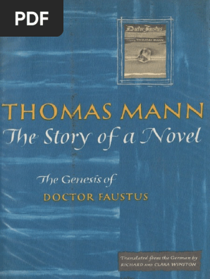 Mann Thomas Story Of A Novel Knopf 1961 Pdf Friedrich Nietzsche Novels