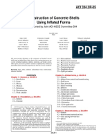 ACI 334.3R-05 - Construction of Concrete Shells Using Inflated Forms