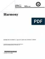 Harmony: Navedtra 12012 Naval Education and March 1990 Special Training Command 0502-LP-213-0600 Publication (SP)