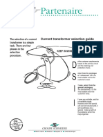 Mv Partner b14 Current Transformers Selection Guide