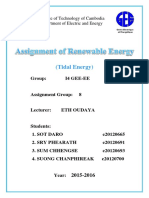 Group 8 Report Tidal Energy