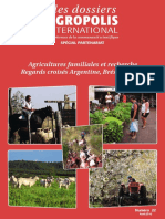 Agricultures Familiales Recherche - Regards croisés Argentine, Bresil, France Dossier Agropolis International