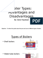 Boiler Types: Advantages and Disadvantages: By: Dane Haystead