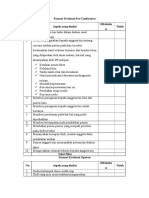 Format Evaluasi Pre Conference