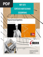 Nbr 15575 - Edifícios Habitacionais - Desempenho