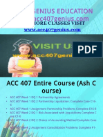 Acc 407 Genius Education Expert