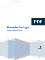 Himmel E-Catalogue: Sample Purpose Only