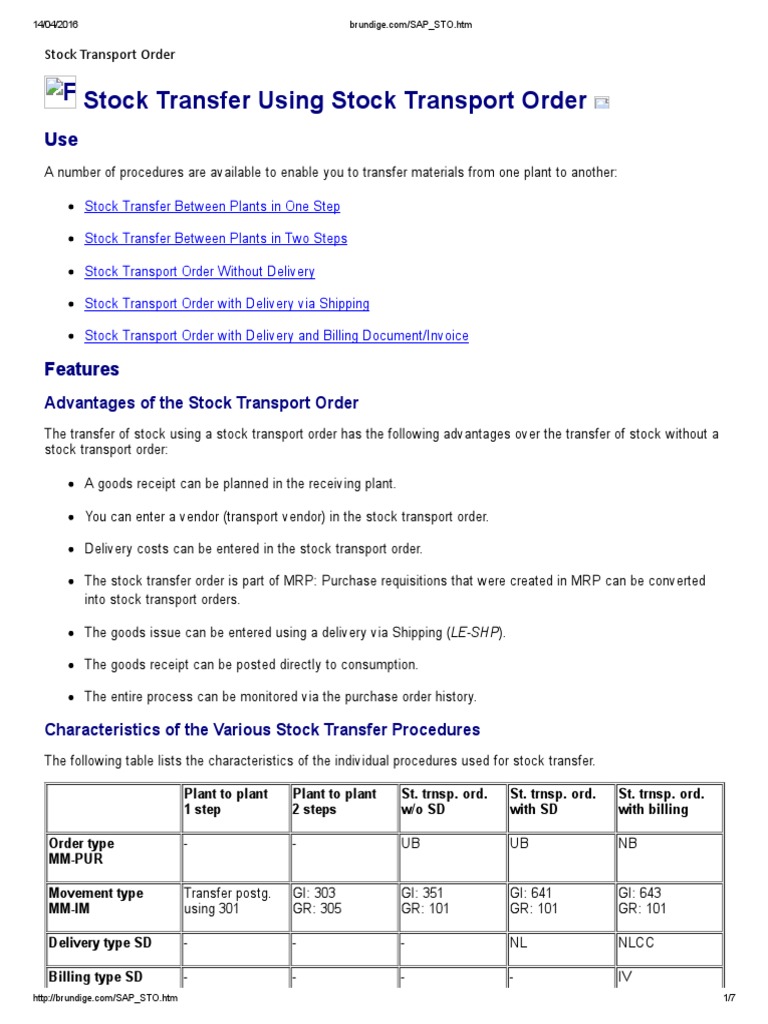 Sap Sto | PDF | Invoice | Stocks