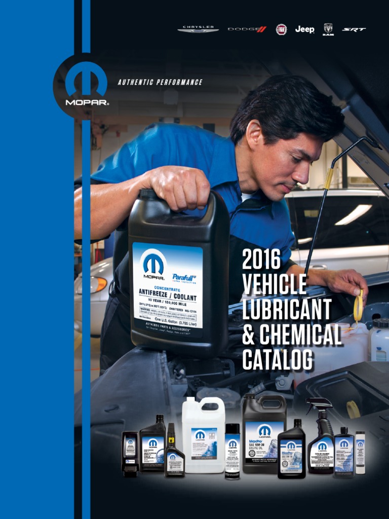 MoparChemCat2016 v00r01 PDF Motor Oil Dangerous Goods